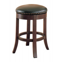 Coaster Furniture 101059 Swivel Counter Height Stools with Upholstered Seat Brown (Set of 2)